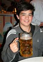 Kebab and a beer